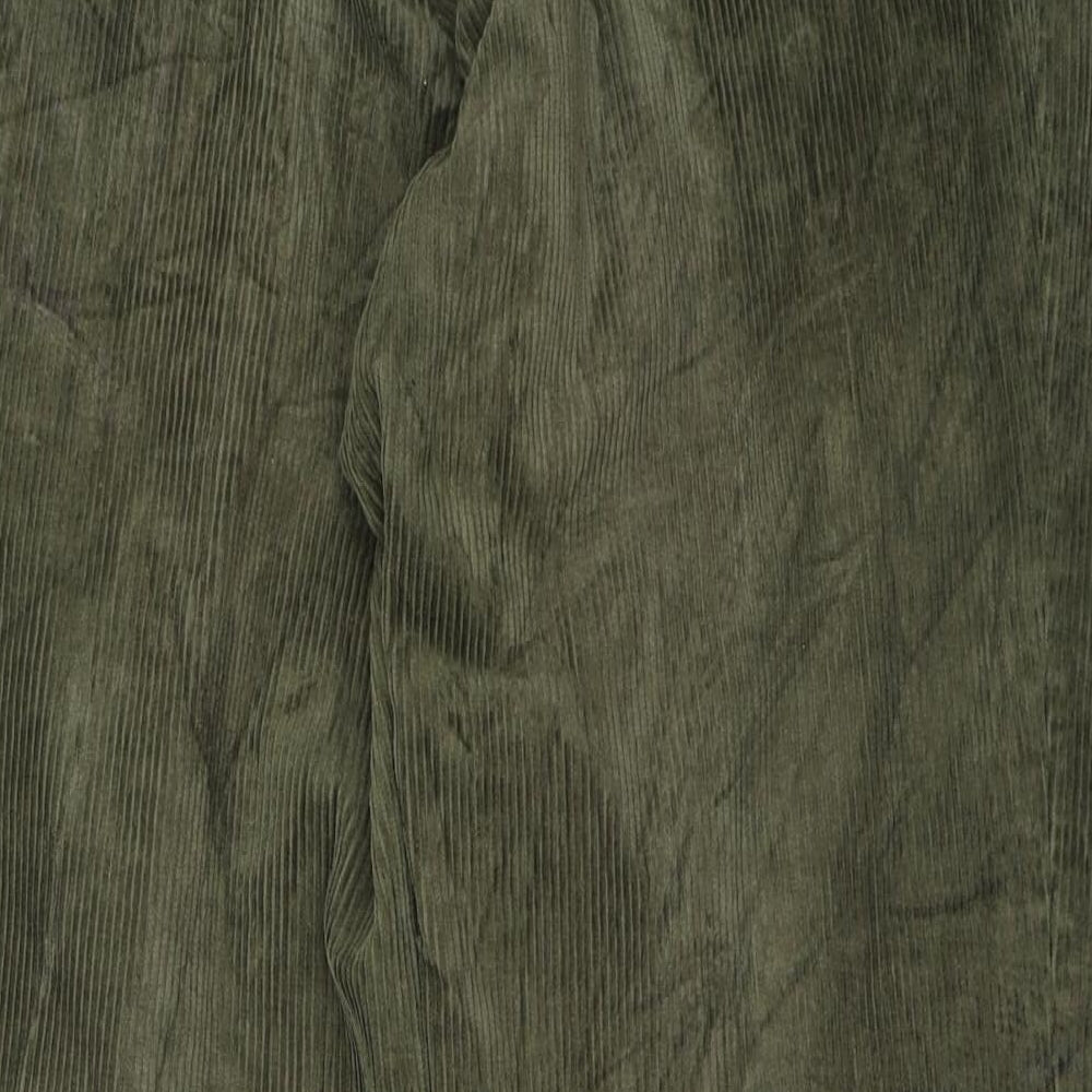 Melka Mens Green Corduroy Trousers Size 36 in L31 in