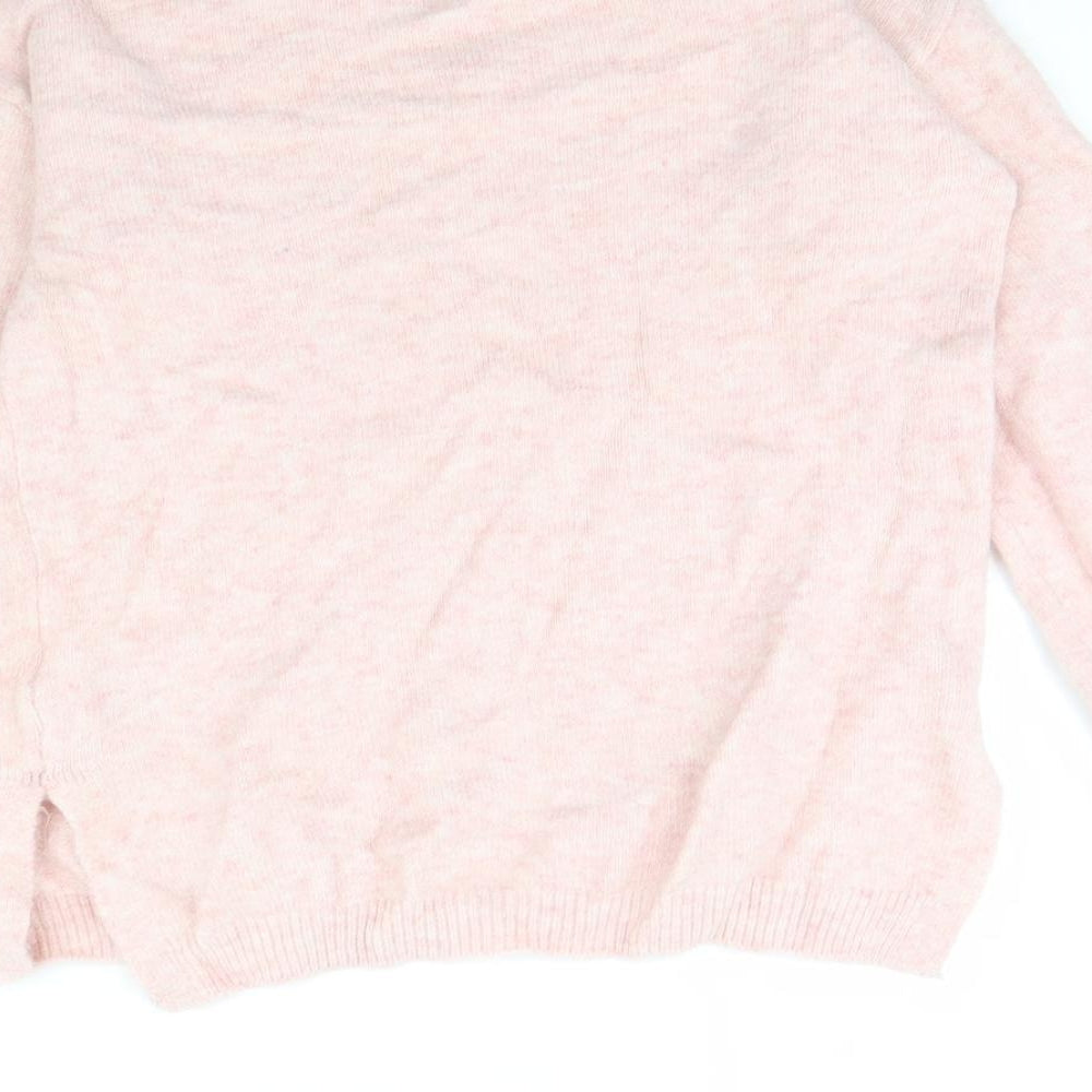 m&s Womens Pink Pullover Jumper Size S