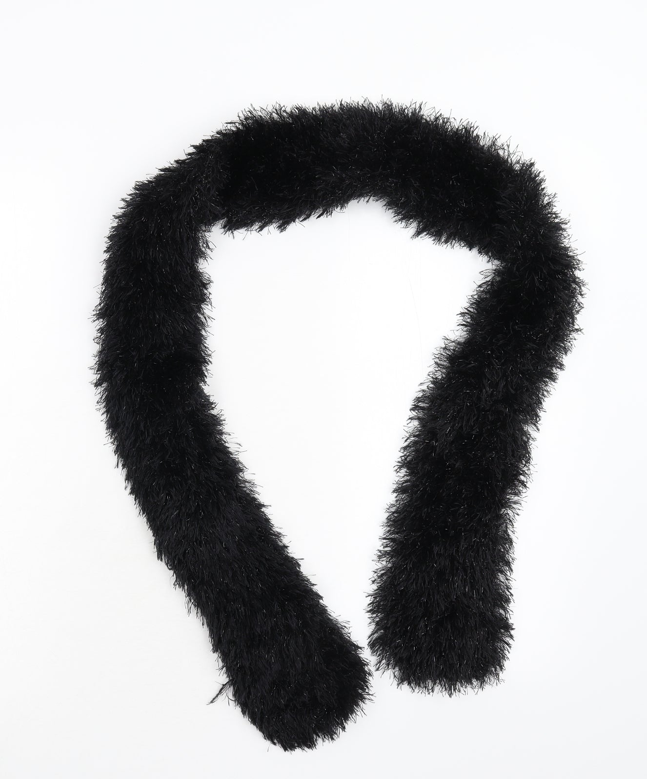 Preworn Womens Black Scarf