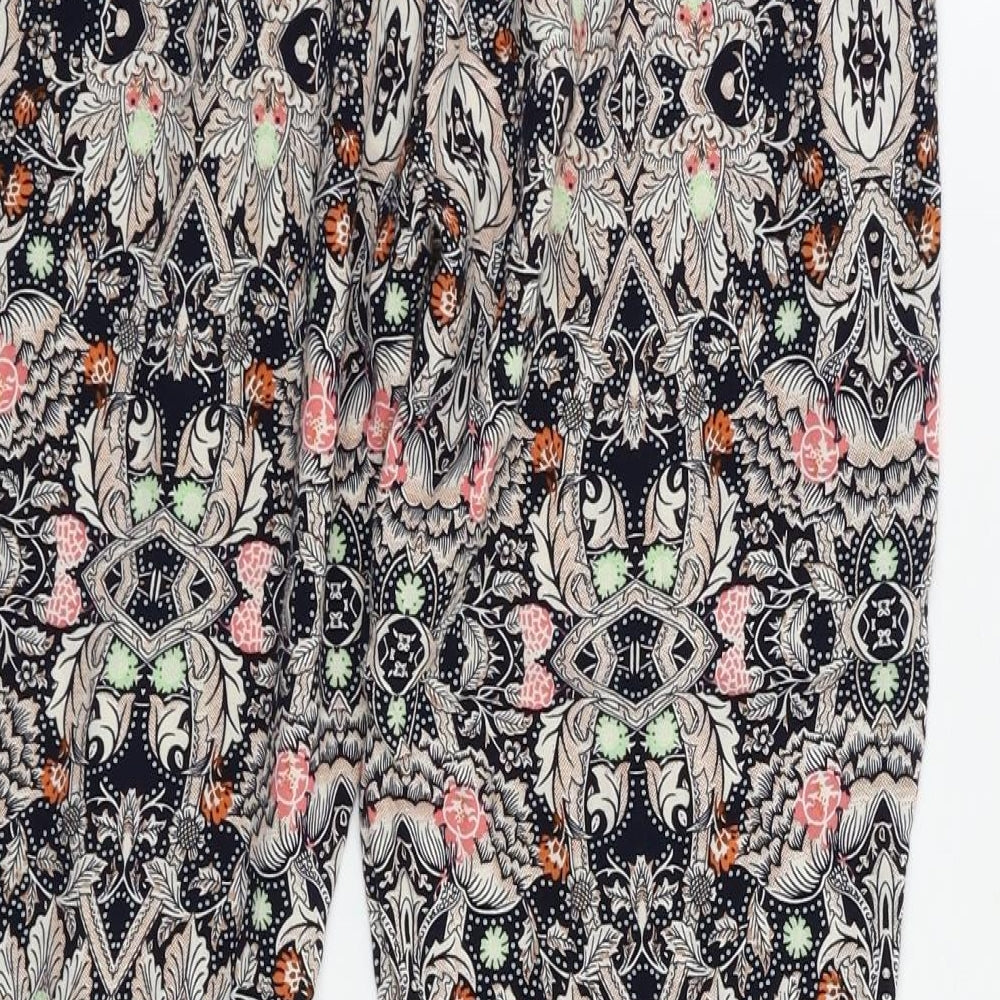 Preworn Womens Multicoloured Paisley Trousers Size S L24 in