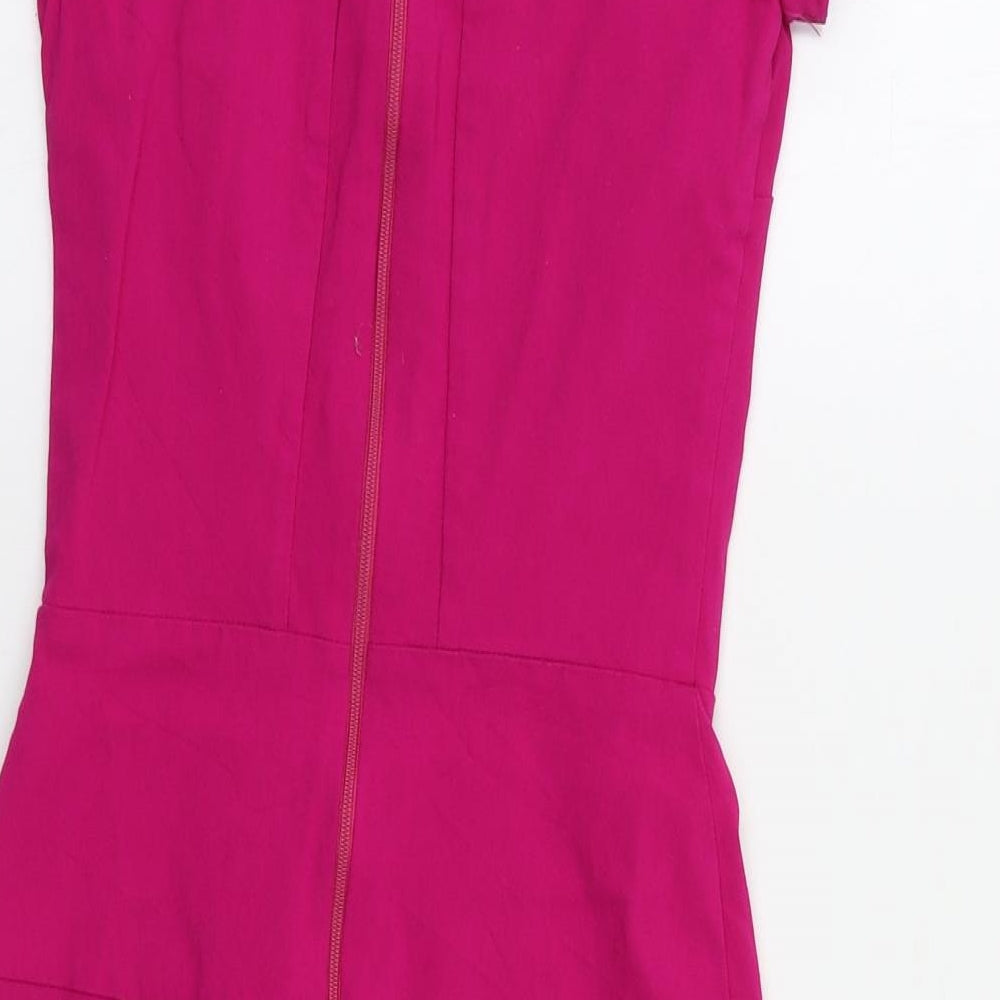 Hybrid Womens Pink Bodycon Size 6