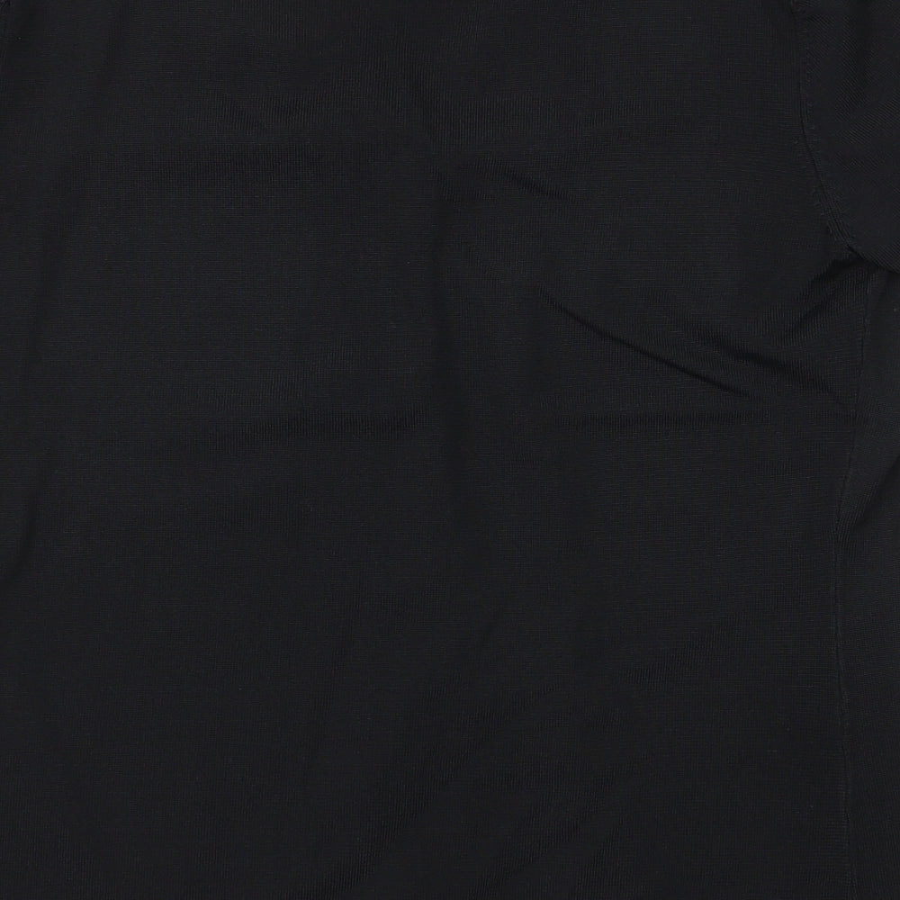 Canda Womens Black Cardigan Jumper Size M