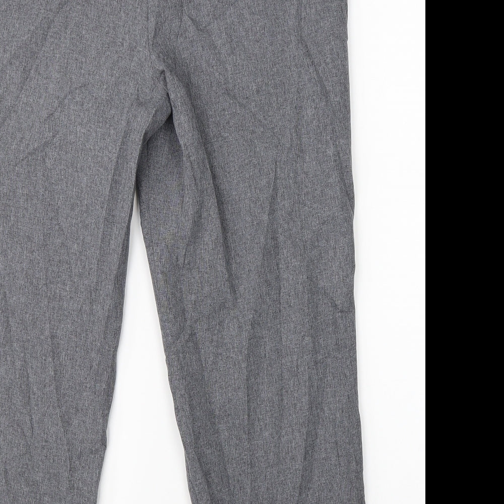BM Collection Womens Grey Dress Pants Trousers Size 12 L24 in