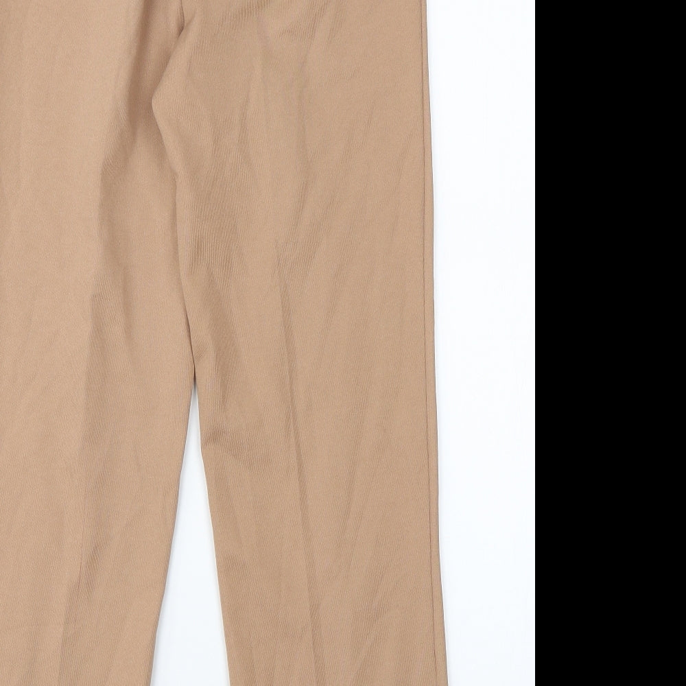 Slimma Womens Orange Trousers Size 10 L27 in