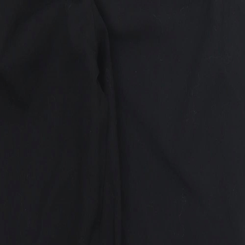 Marks and Spencer Womens Black Trousers Size 10 L28 in