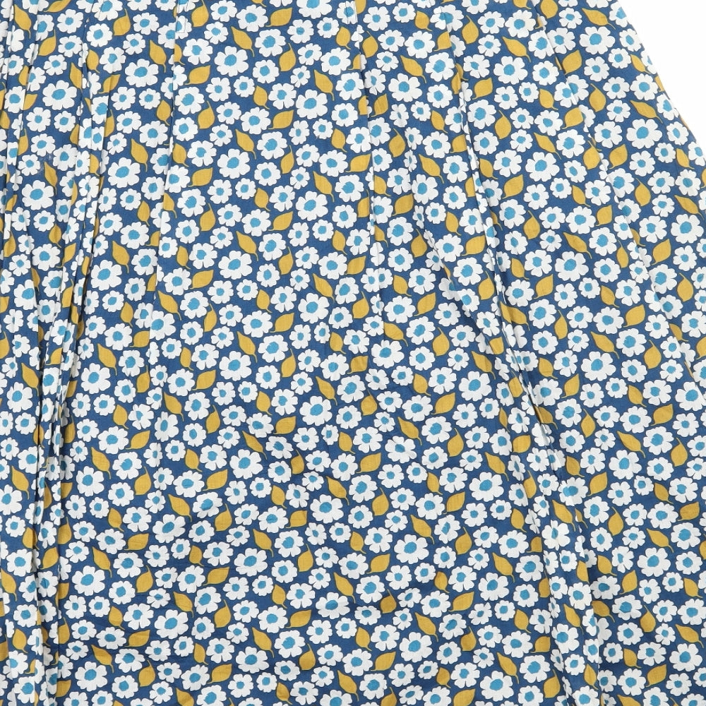 Seasalt Womens Blue Floral Maxi Skirt Size 8