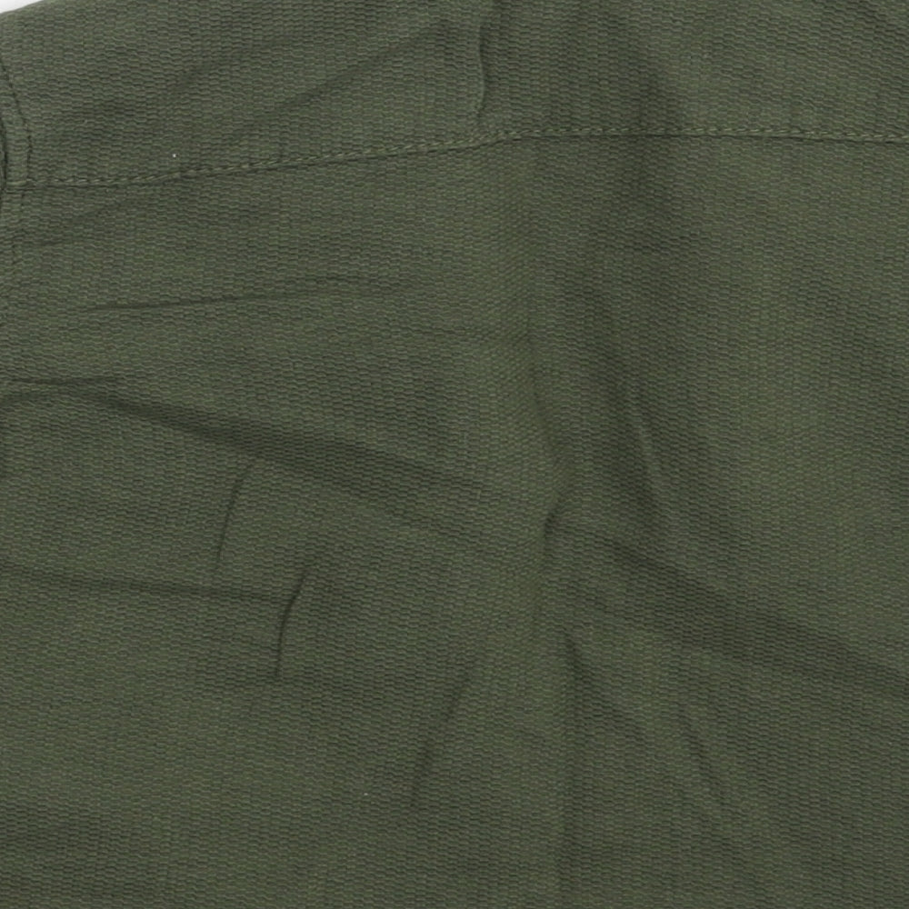 M&S Boys Brown Basic Button-Up Size 5-6 Years