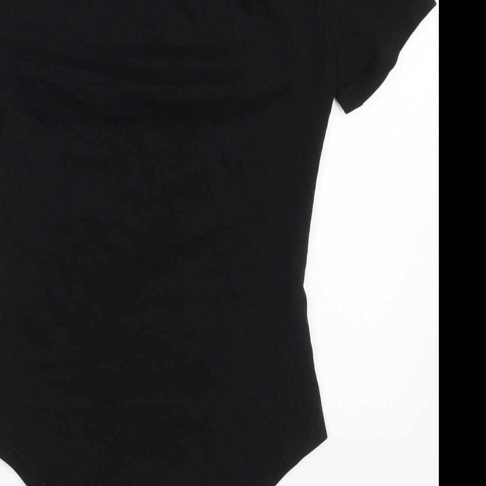 Primark Womens Black Bodysuit One-Piece Size 6