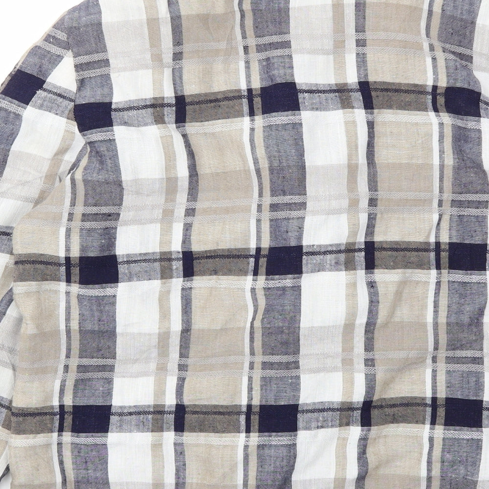Preworn Womens Multicoloured Check Jacket Blazer Size 16