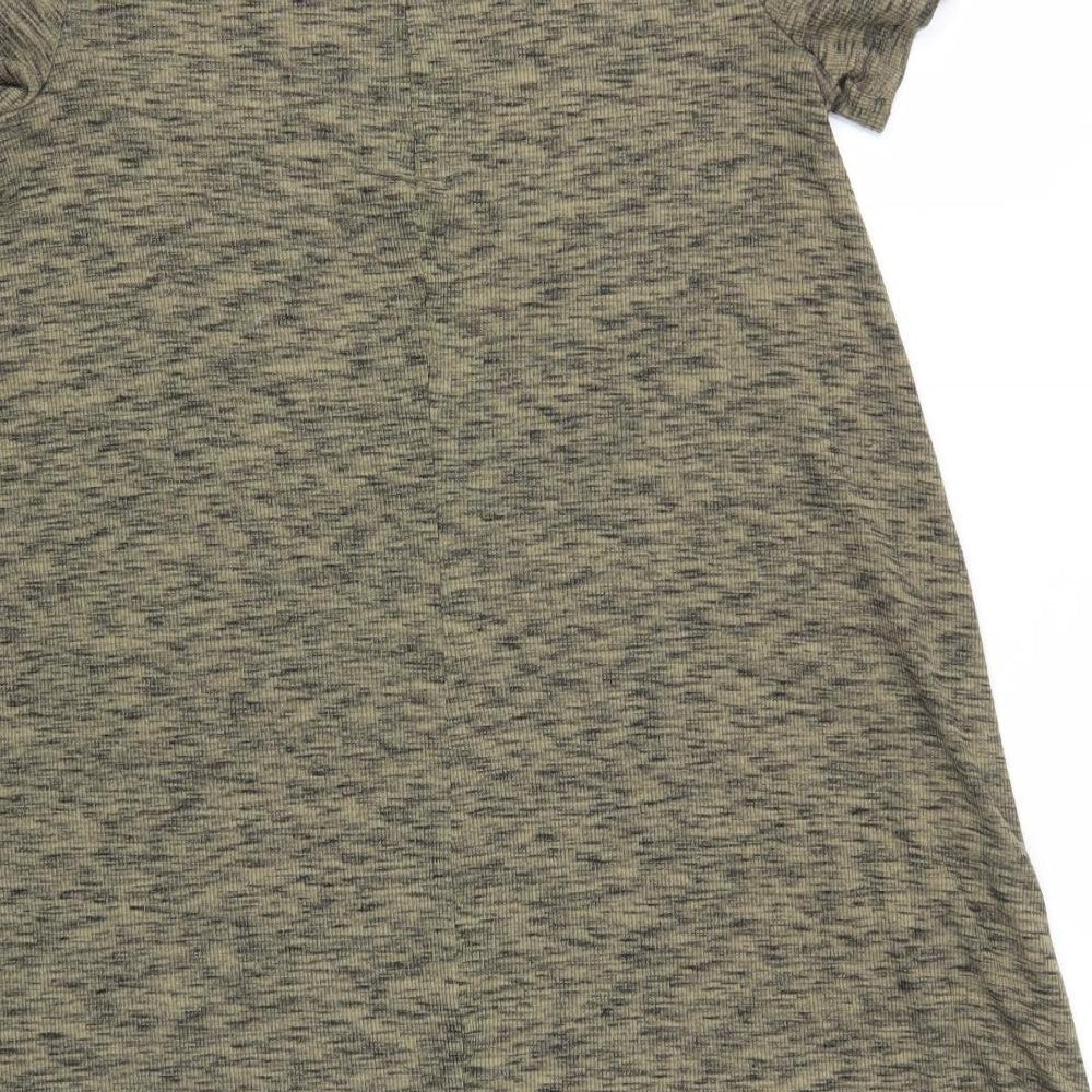 New Look Womens Green Jumper Dress Size 10