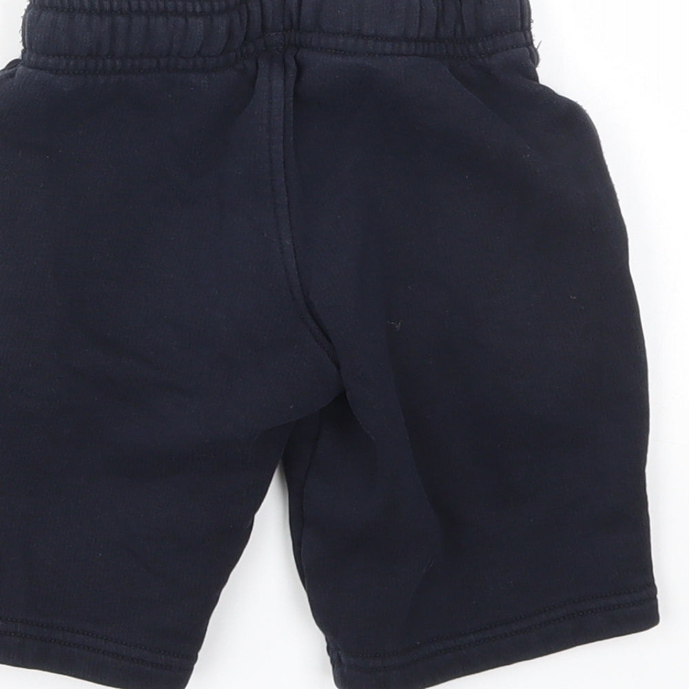 M&S Boys Blue Sweat Shorts Size 2-3 Years