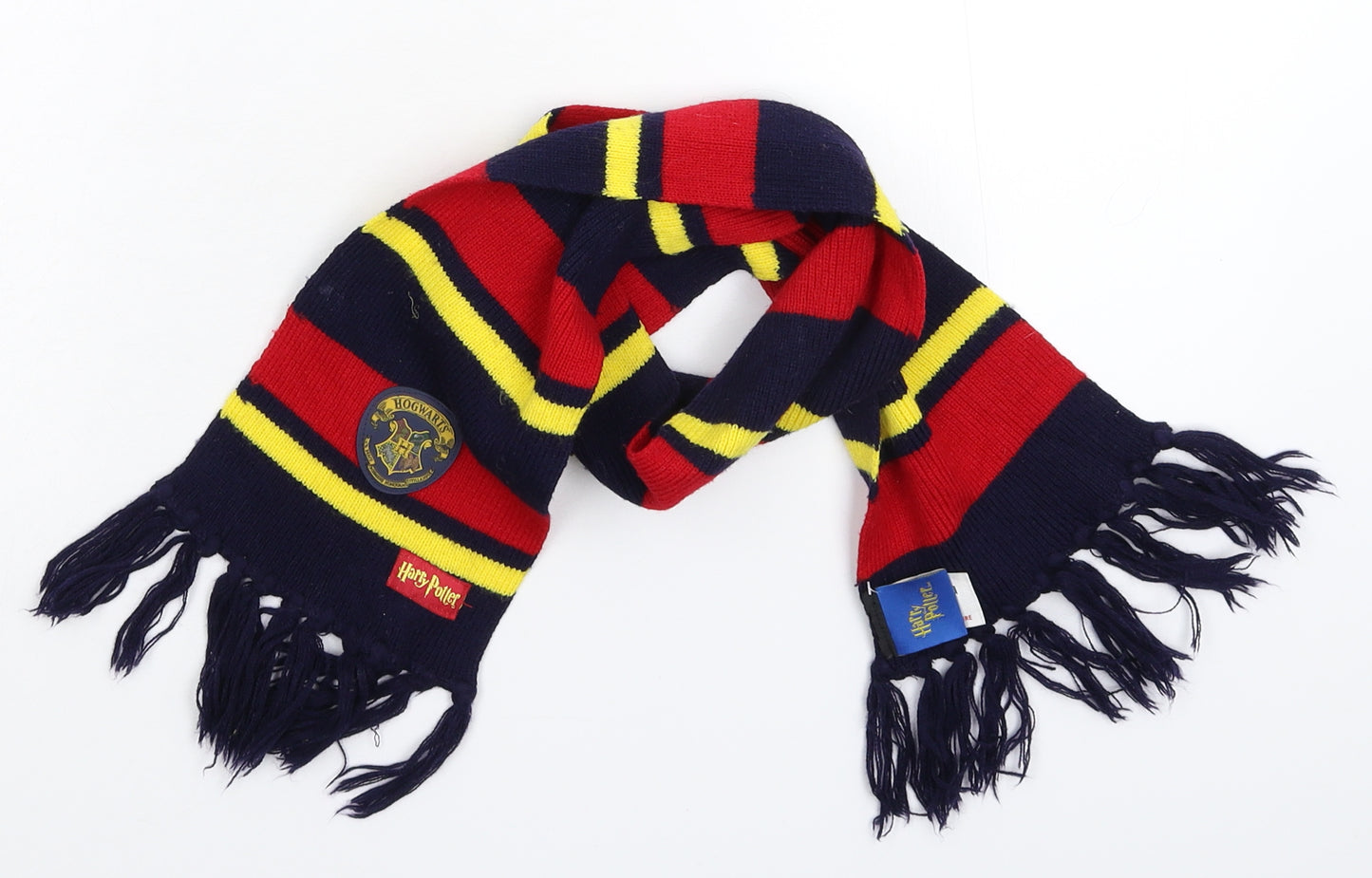 Ladybird Unisex Multicoloured Striped Knit Scarf One Size - Harry Potter