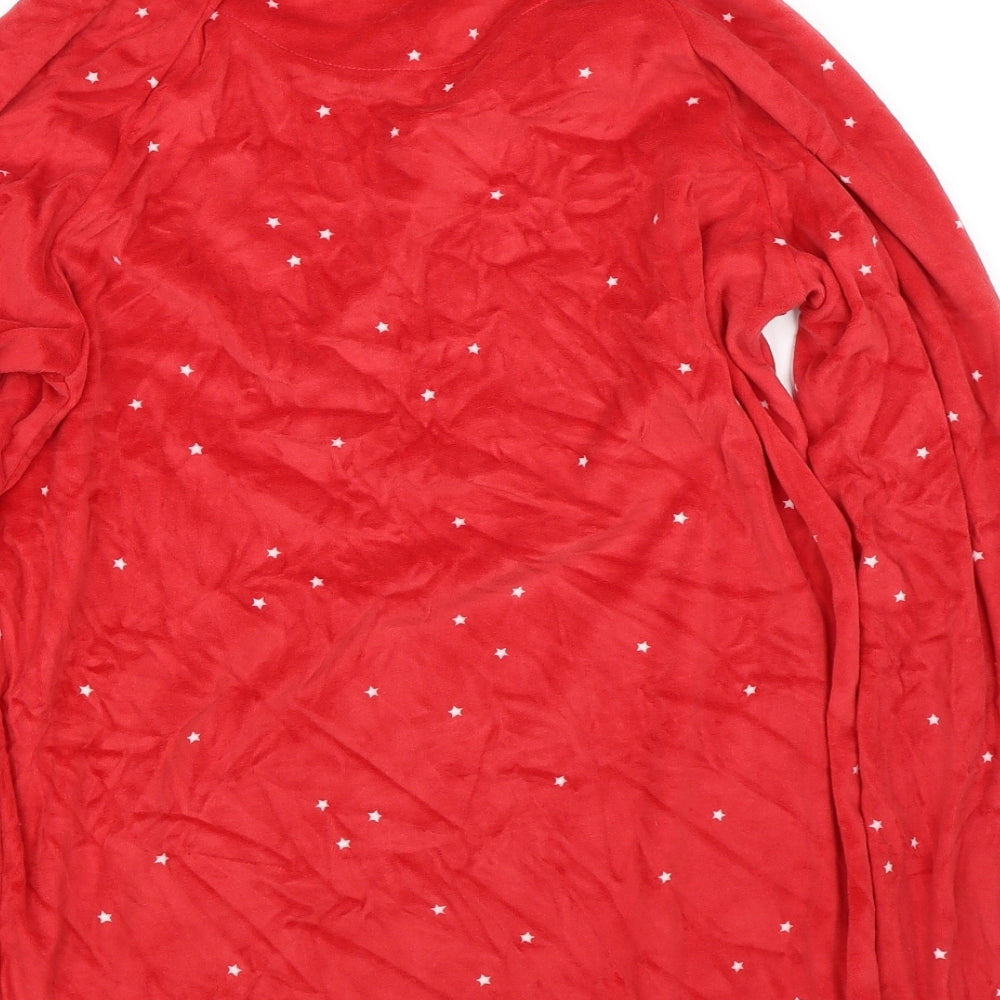 Love to Lounge Womens Red Top Pyjama Top Size 8 - Stars