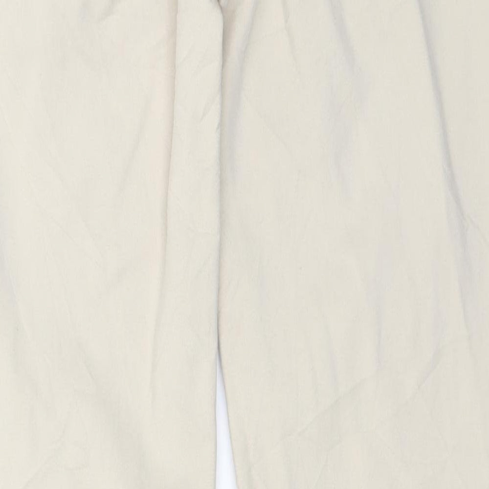 Zara Womens Beige Carrot Trousers Size 30 in L27 in