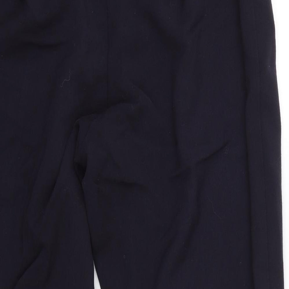 Classic Womens Blue Carrot Trousers Size 16 L22 in