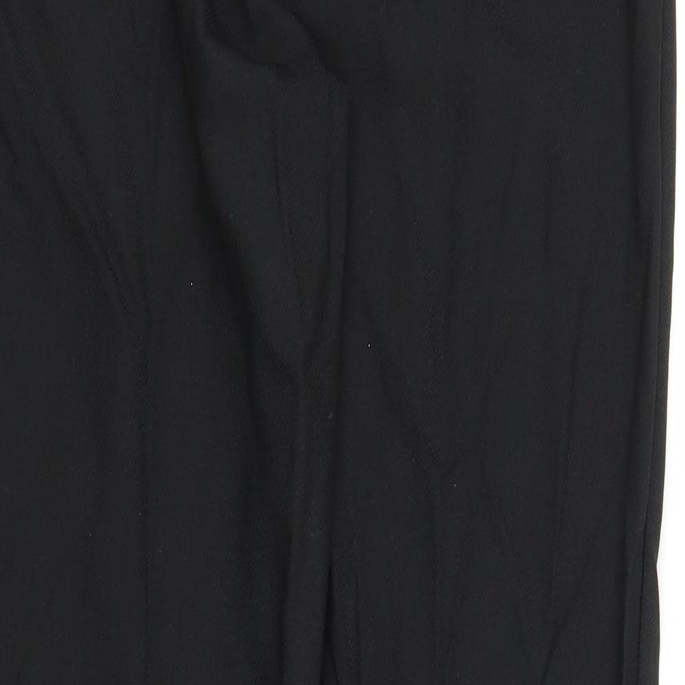 Preworn Womens Black Trousers Size M L24 in