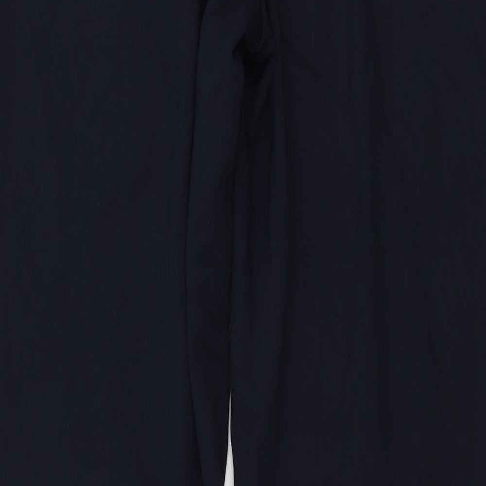 Marks and Spencer Womens Blue Trousers Size 10 L24 in