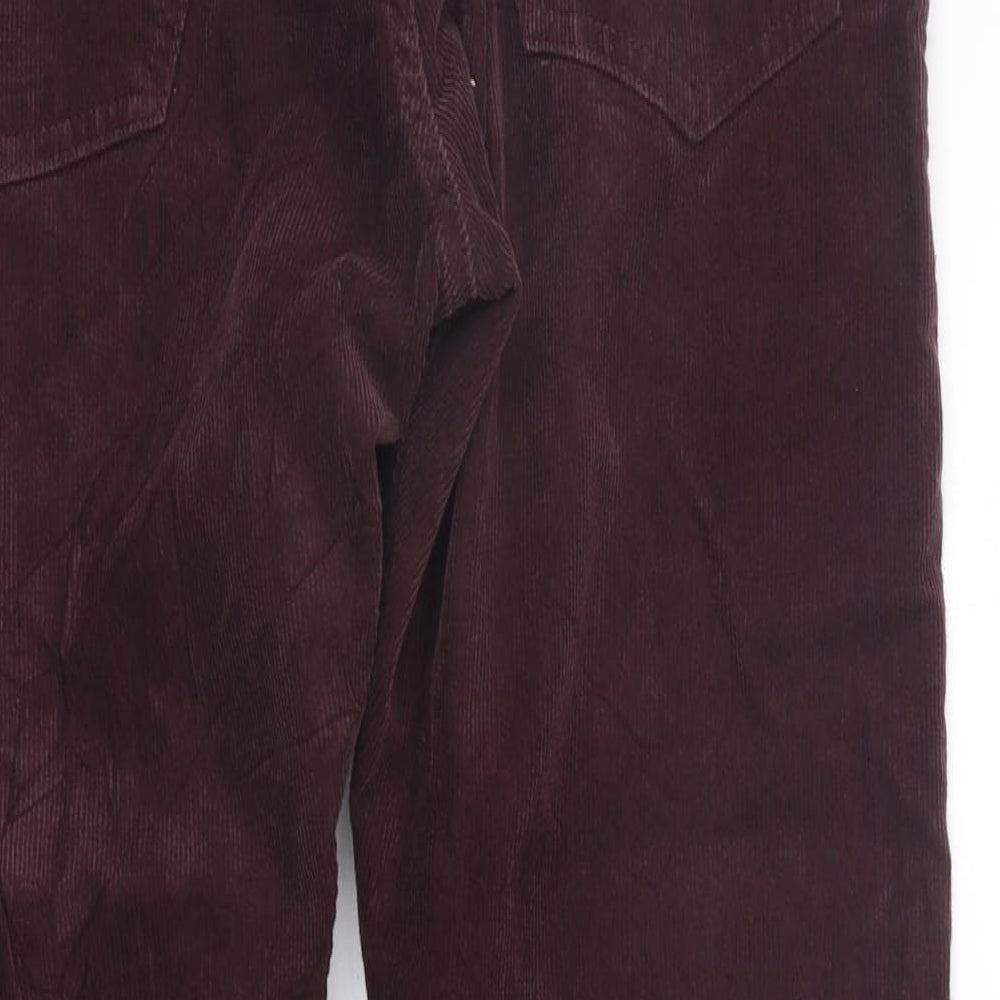 Marks and Spencer Womens Purple Trousers Size 36 in L30 in