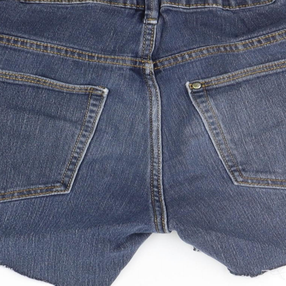 &DENIM Girls Blue Chino Shorts Size 15 Years