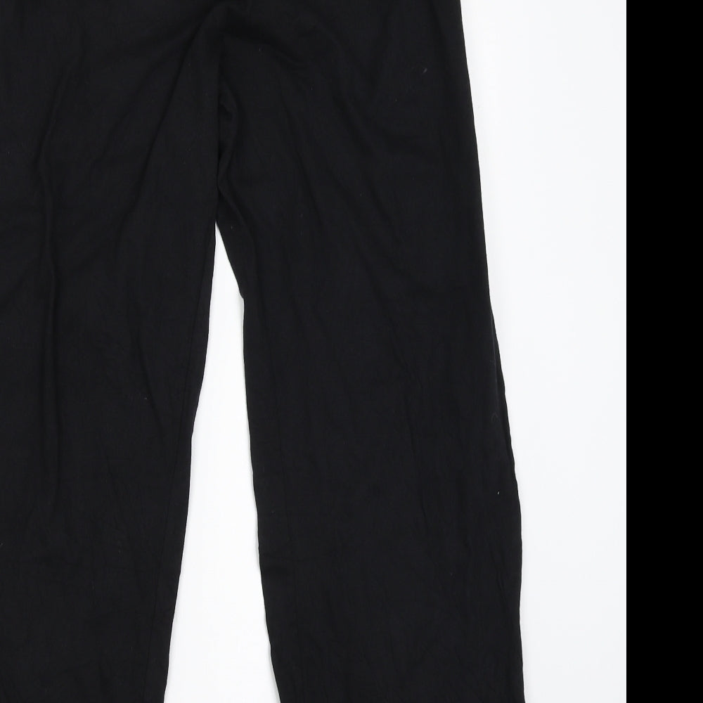 Debinhams Womens Black Jogger Trousers Size M L25 in