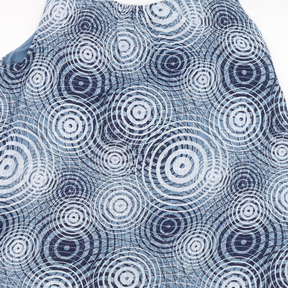 Sevenstyle Womens Blue Basic Blouse One Size