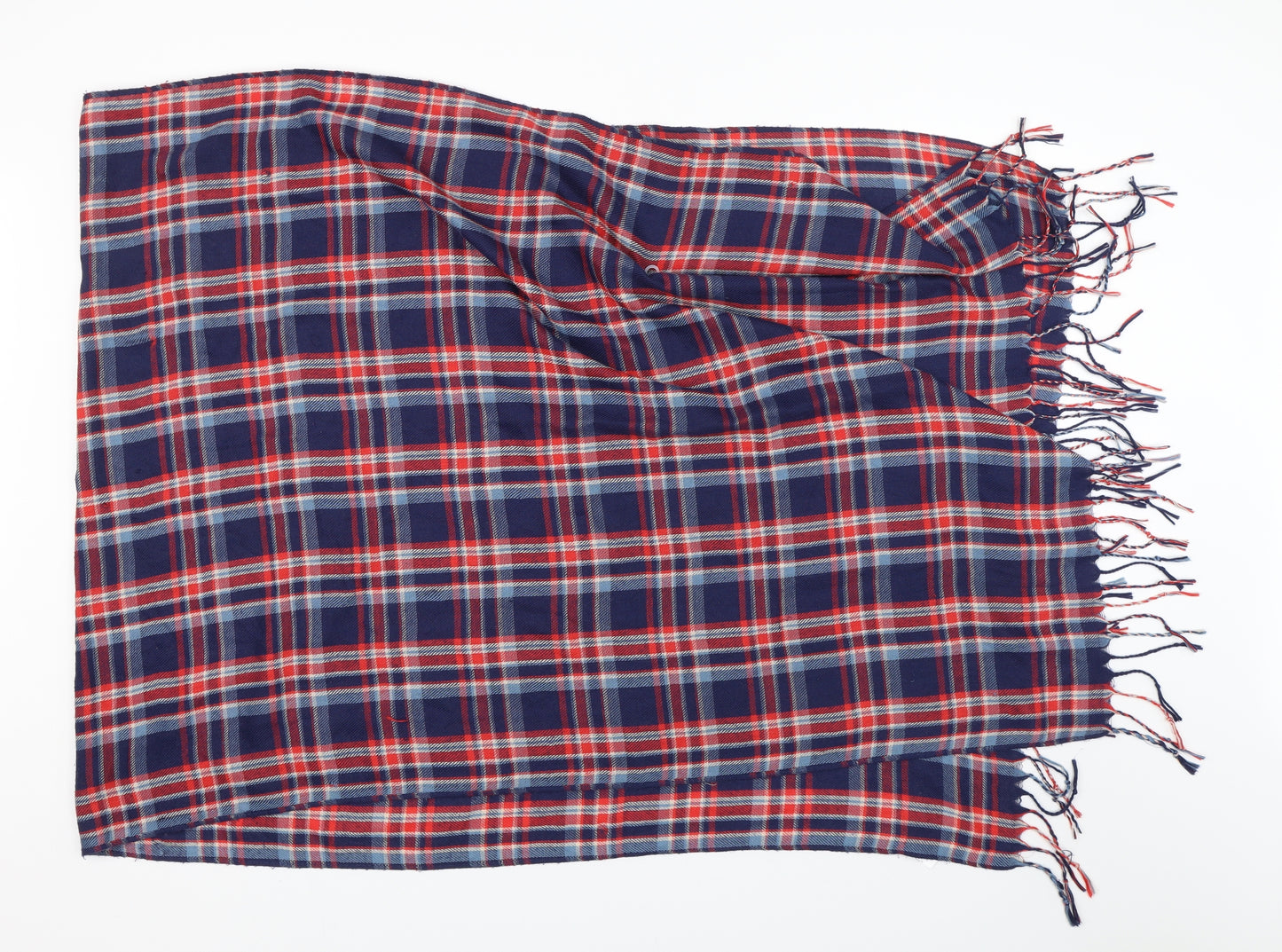 Atmosphere Unisex Blue Plaid Scarf
