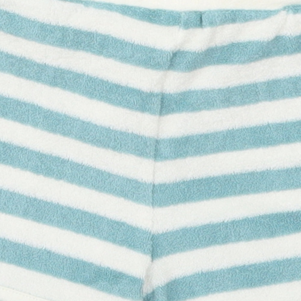 Marks and Spencer Baby Blue Striped Cropped Trousers Size 3-6 Months