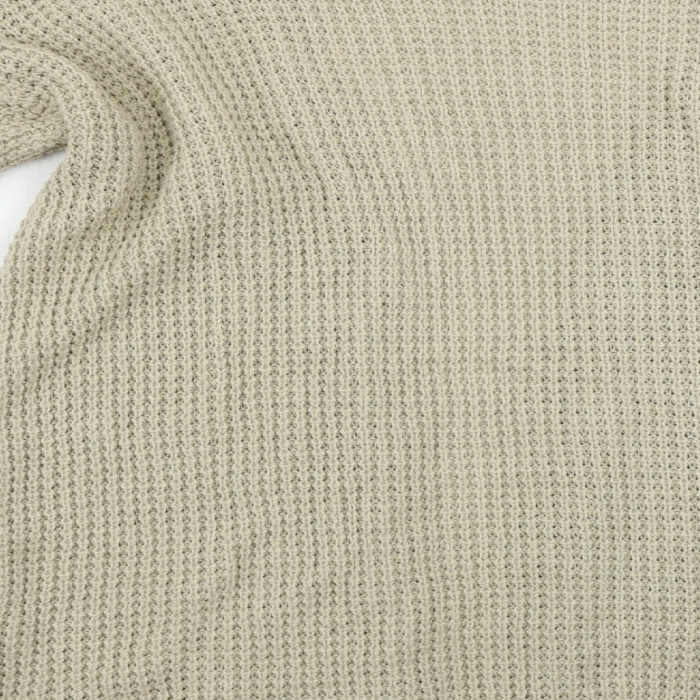 I SAW IT FIRST Womens Beige Cardigan Jumper Size M