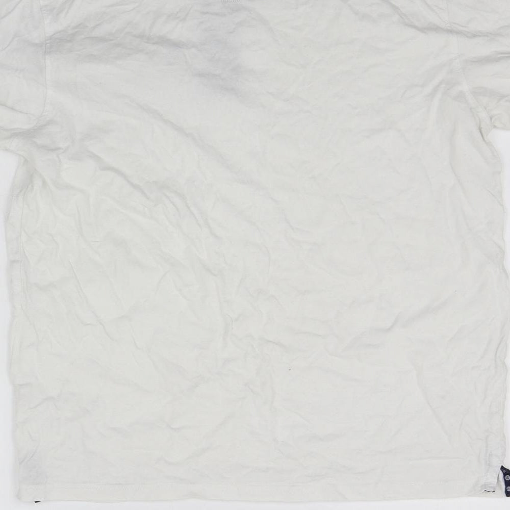 Twisted Soul Womens White Basic Button-Up Size M