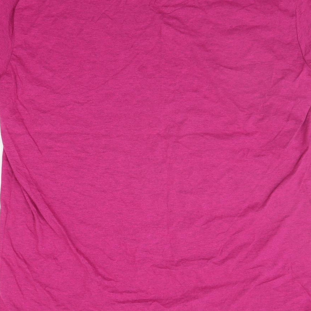 Gildan Womens Pink Basic T-Shirt Size 2XL