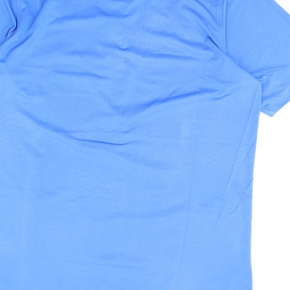 F&G Girls Blue Basic Polo Size M