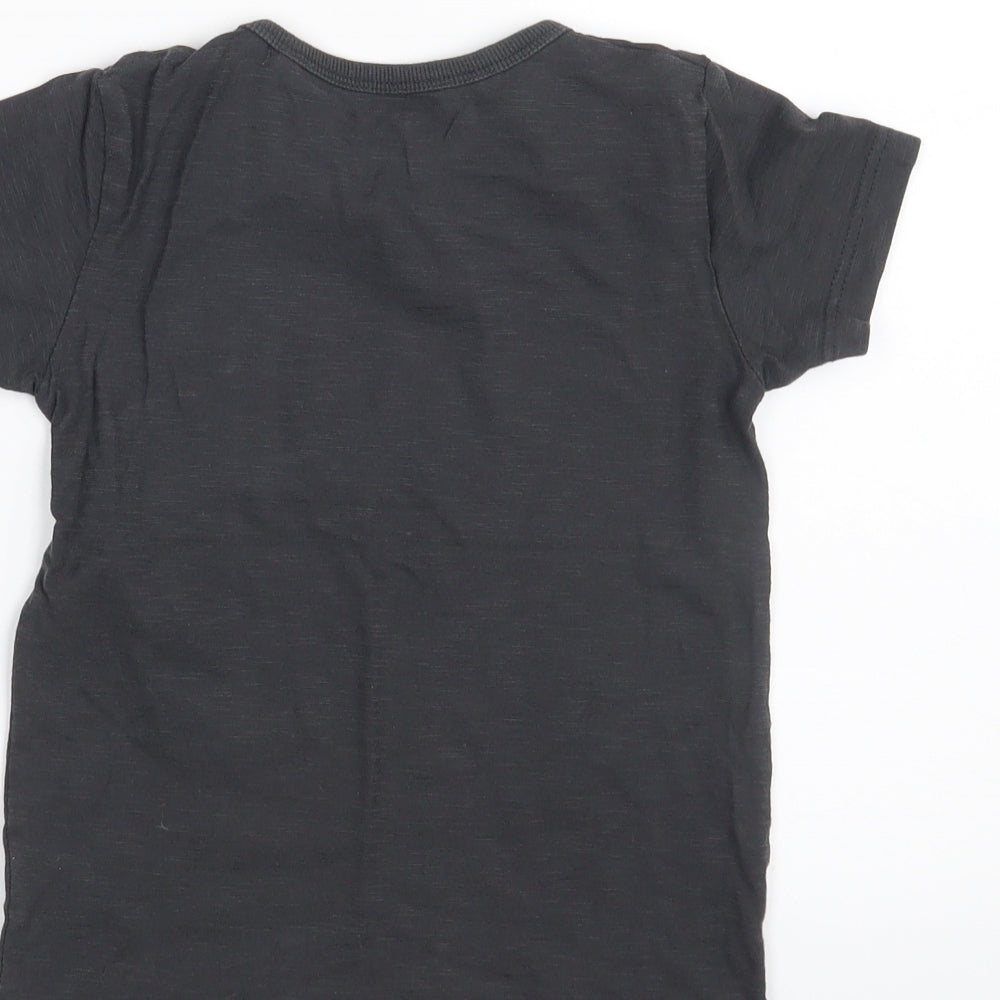 NEXT Boys Grey Basic T-Shirt Size 7 Years