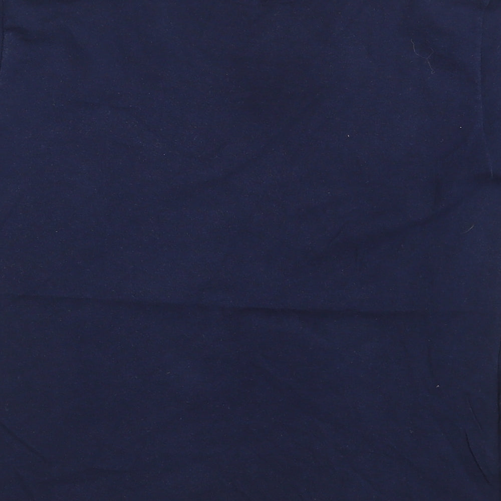 Fruit of the Loom Boys Blue Basic T-Shirt Size 7 Years