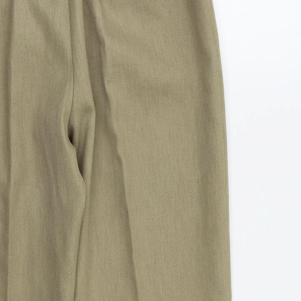 Preworn Womens Beige Trousers Size 14 L24 in