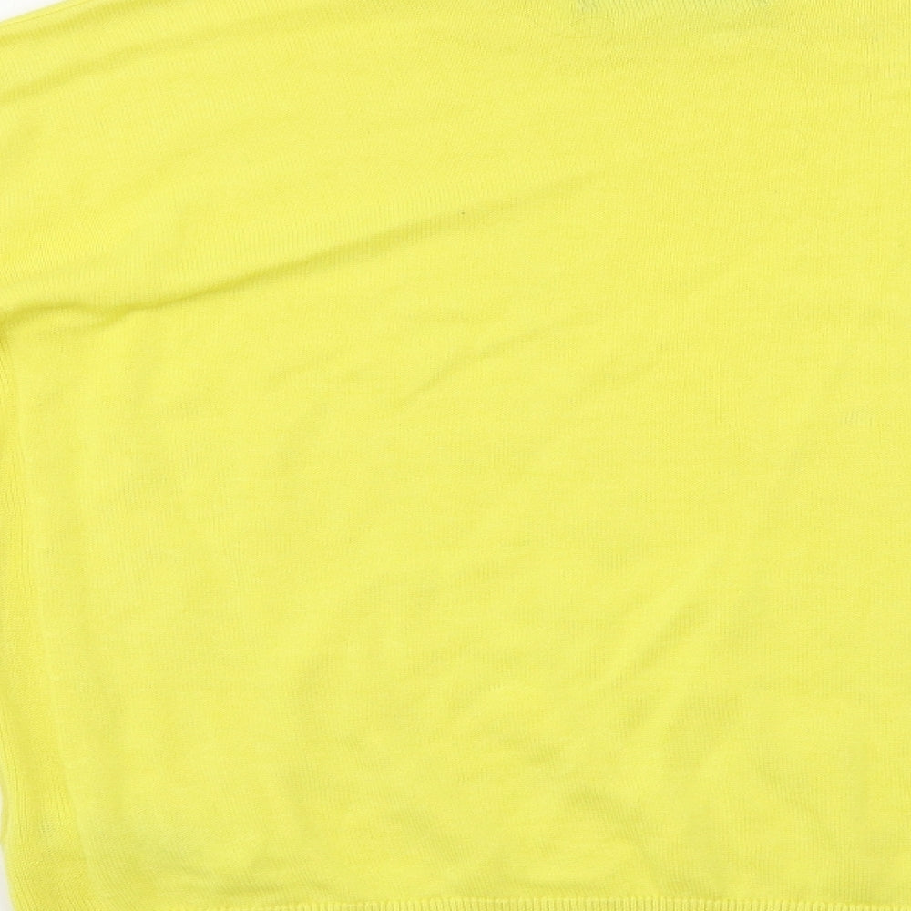M&S Womens Yellow Pullover Jumper Size S