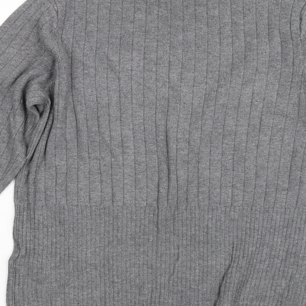 M&S Womens Grey Pullover Jumper Size 14