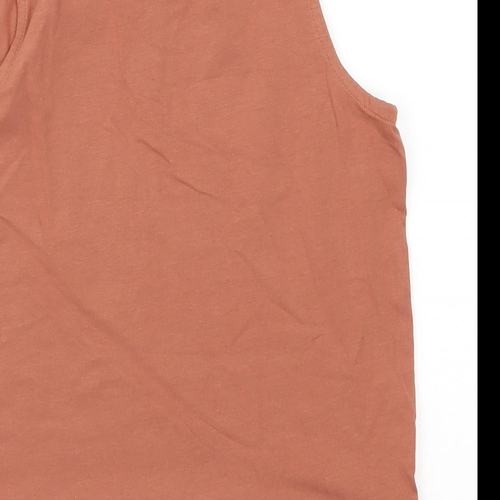 TU Girls Brown Basic Tank Size 10 Years