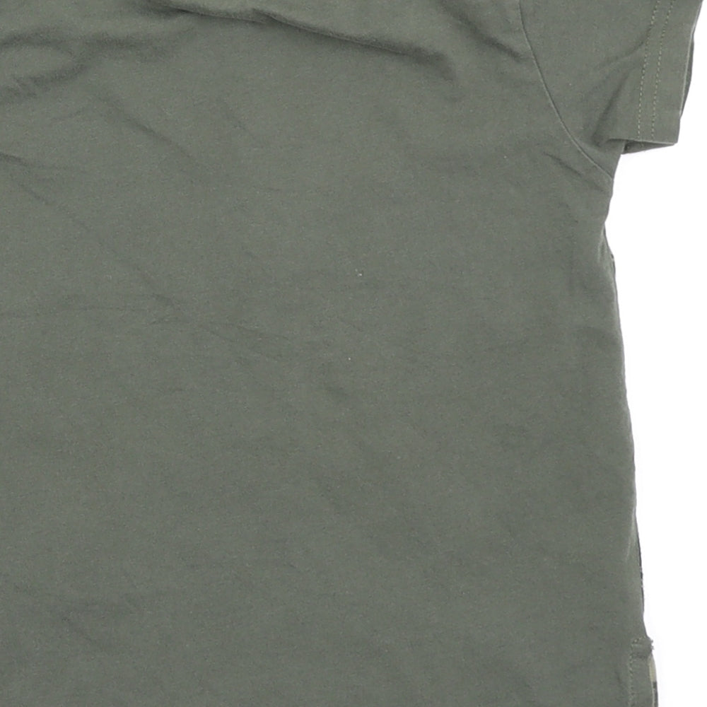 Rebel Boys Green Camouflage Basic T-Shirt Size 2-3 Years
