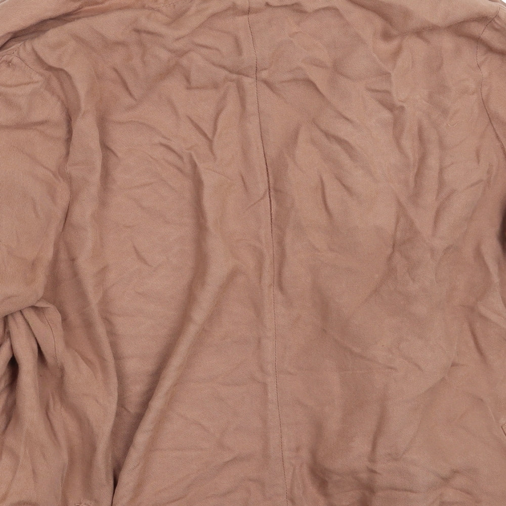 New Look Womens Brown Cardigan Jumper Size 14