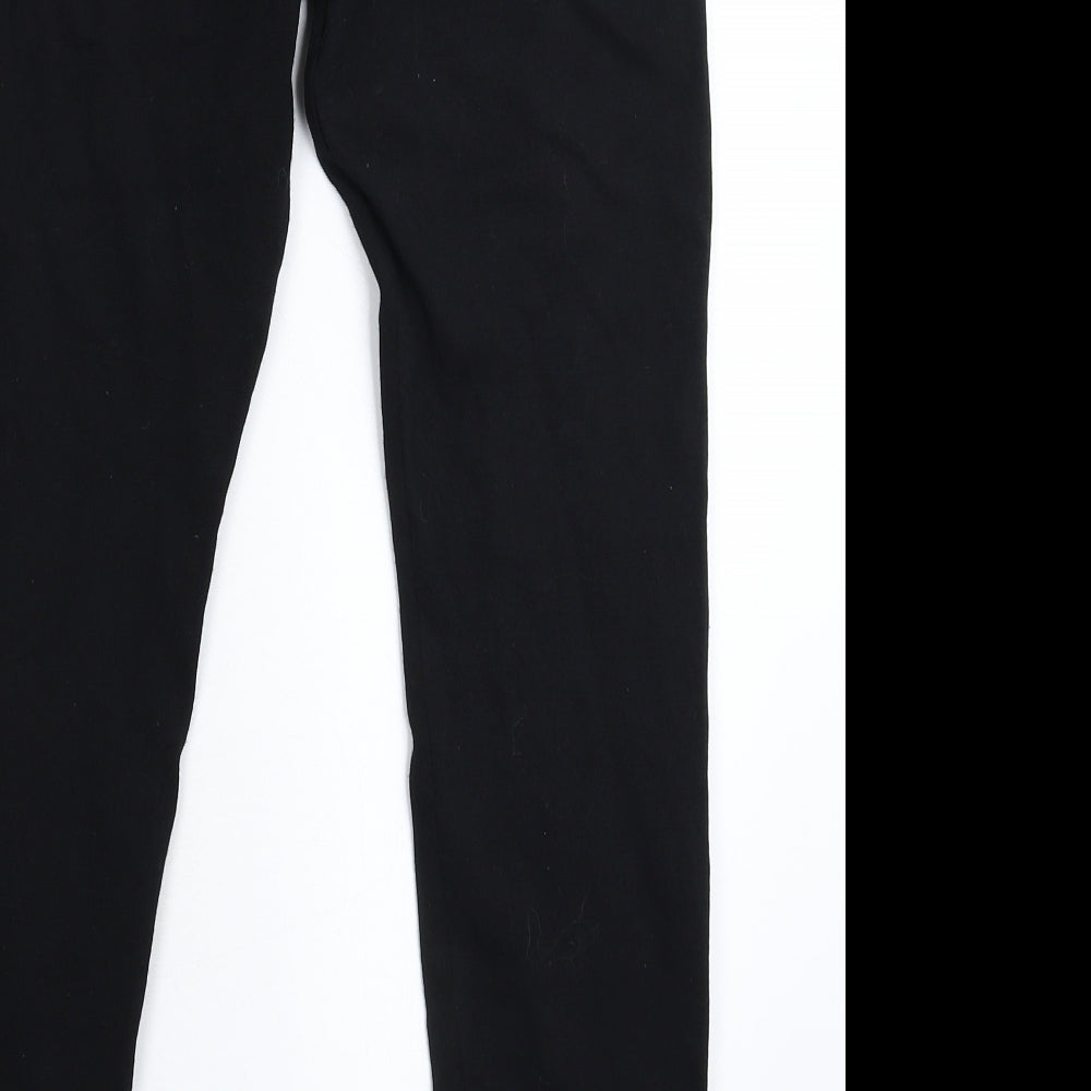 Preworn Womens Black Jegging Leggings Size 12 L24 in