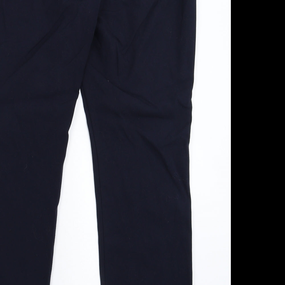 Marks and Spencer Womens Blue Dress Pants Trousers Size 14 L27 in