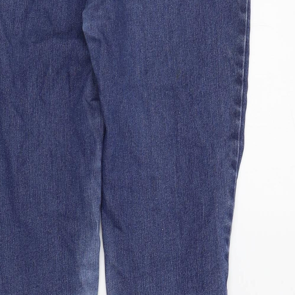 MATTTHEW WILLIAMSON Womens Blue Skinny Jeans Size 12 L29 in