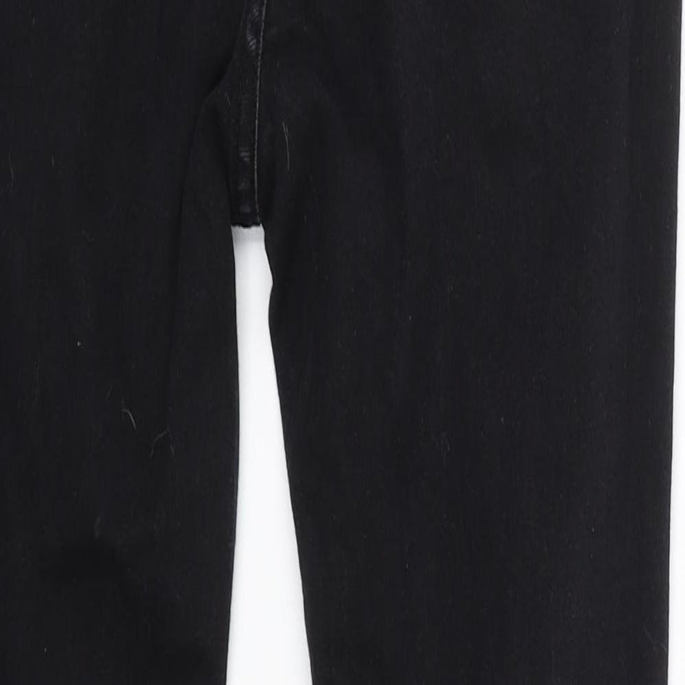 Shien Womens Black Denim Skinny Jeans Size S L27 in
