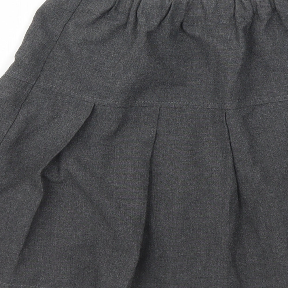 M&S Girls Grey Flare Skirt Size 8-9 Years