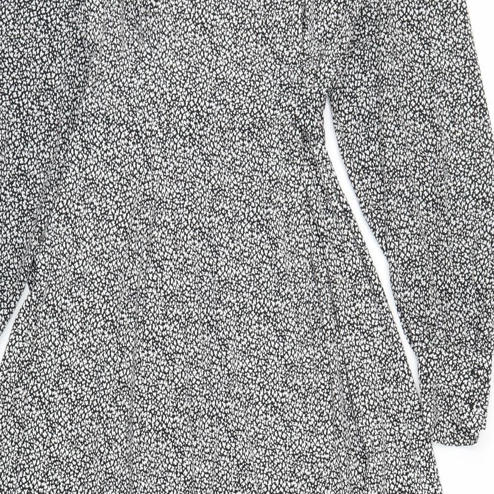 NEXT Womens Grey Wrap Dress Size 14