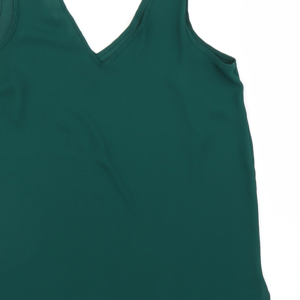 Primark Womens Green Basic Blouse Size 14