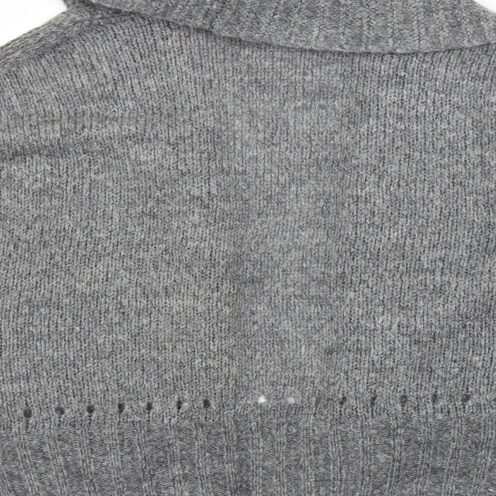 River Island Womens Grey Cardigan Jumper Size S