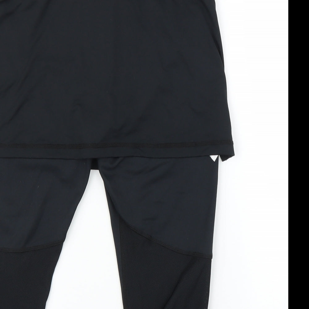 Mountain Warehouse Womens Black Compression Leggings Size 10 L17 in