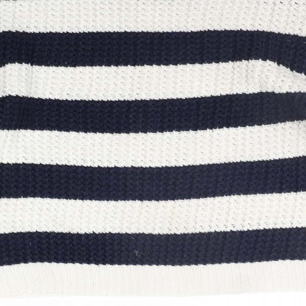 INTUITION Womens Blue Striped Pullover Jumper Size 12