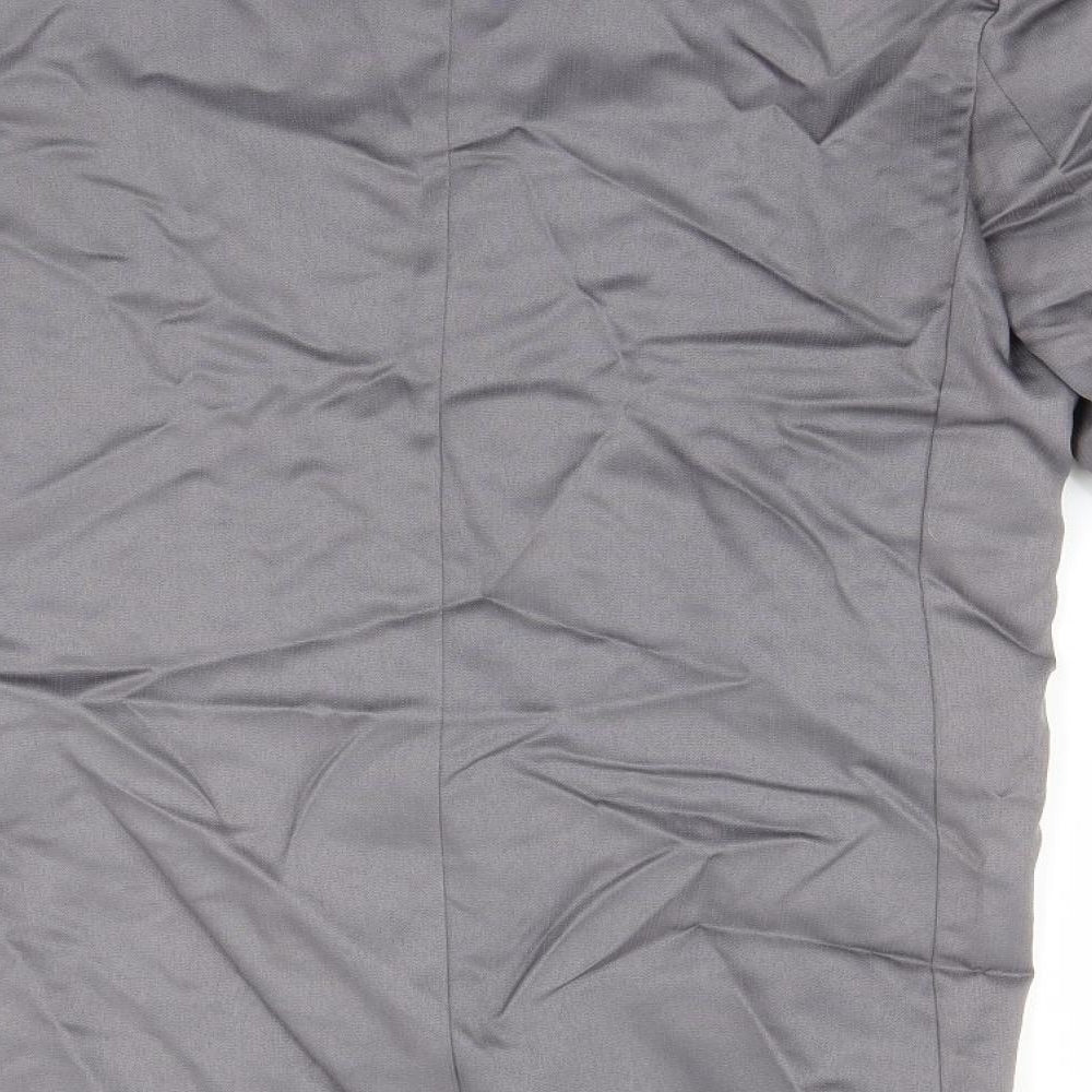 Preworn Womens Grey Jacket Blazer Size 14